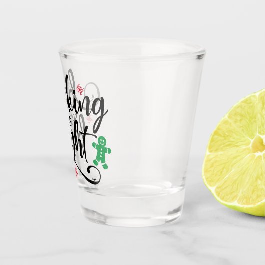 baking spirits | Kerstvakantie Fun Shot Glas (Rechts)