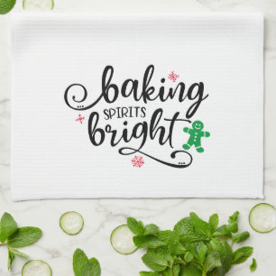 baking spirits Kerstvakantie Fun Theedoek