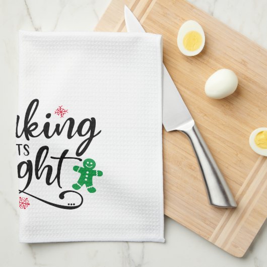 baking spirits | Kerstvakantie Fun Theedoek (Quarter Fold)