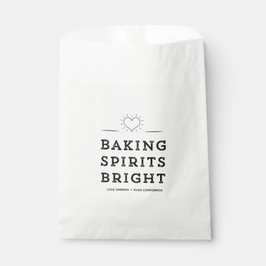 Baking Spirits met Bright Koekjeswisselkerst Bedankzakje (Voorkant)