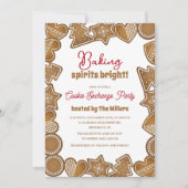 Baking Spirits met Bright Koekjeswisselkerst Kaart (Voorkant)