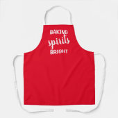 Baking Spirits Schort voor kerstmis (Voorkant)