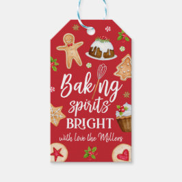 Baking Spirits voor helder kerstfeestmaal bakken Cadeaulabel