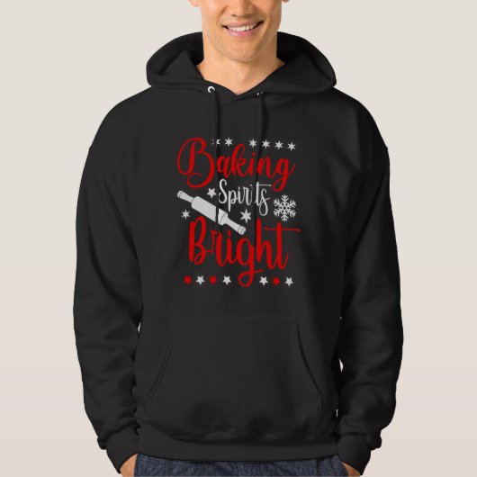 Baking Spirits voor kerstfeestjes Hoodie (Voorkant)