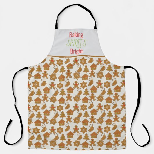 Baking Spirits voor kerstontbijt Schort (Voorkant)