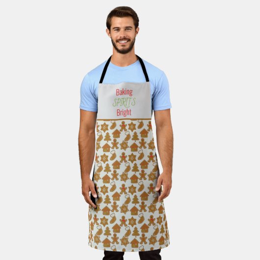 Baking Spirits voor kerstontbijt Schort (Gedragen)