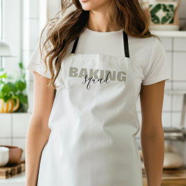 Baking Squad Eenvoudige Tekst Matching Groep Schort