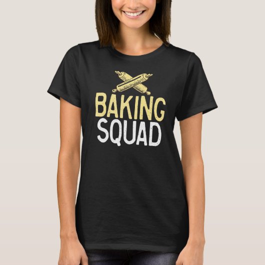 Baking Squad Friends Team Coking Baking Baker T-shirt (Voorkant)