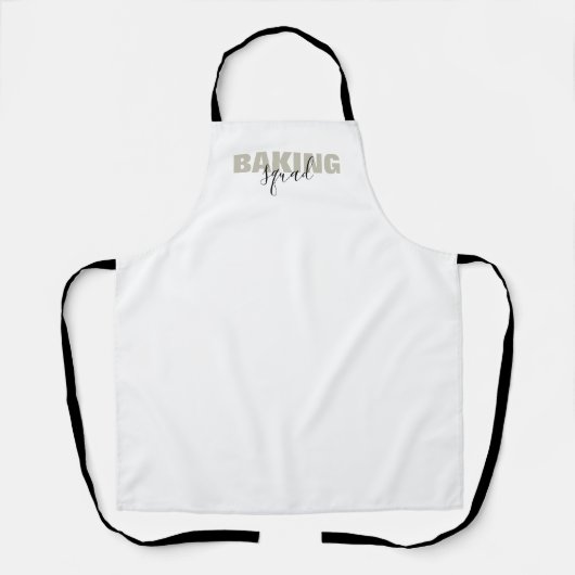 Baking Squad Simple Text Matching Group Schort (Voorkant)