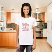 Baking Superpower pink T-shirt