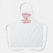 Baking Superpower roze Schort (Voorkant)