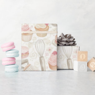 Baking Sweet Desserts Patroon Cadeaupapier
