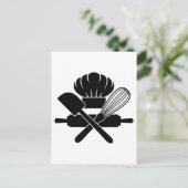 Baking Tools Cooking Lover Funny Chef Culinary Briefkaart (Staand voorkant)