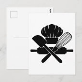 Baking Tools Cooking Lover Funny Chef Culinary Briefkaart (Voorkant / Achterkant)