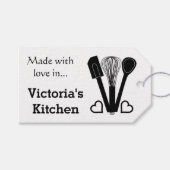 Baking Tools - Persoonlijke naam Cadeaulabel (Voorkant (Horizontaal))