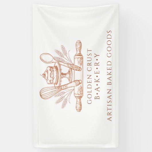 Baking Utensils Baker Bakery Spandoek (Verticaal)