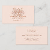 Baking Utensils Baker Bakery Visitekaartje (Voorkant / Achterkant)