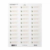Baking Utensils Bakery Baker Return Address Etiket (Full Sheet)