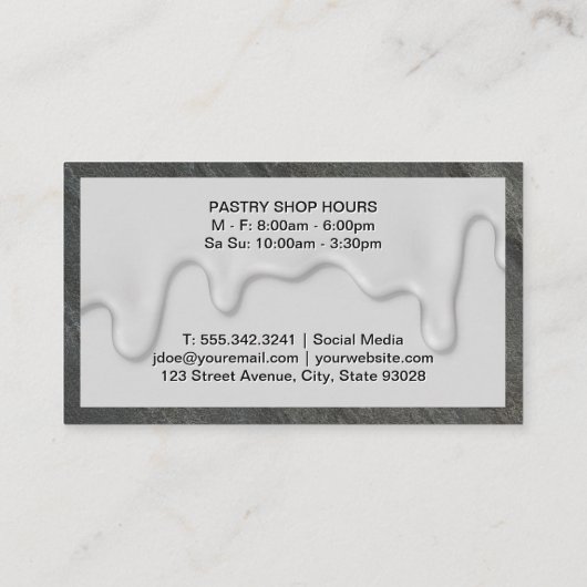 Baking Whisk | Bevroren visreis Visitekaartje (Achterkant)