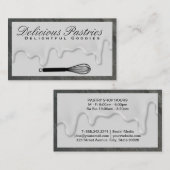 Baking Whisk | Bevroren visreis Visitekaartje (Voorkant / Achterkant)