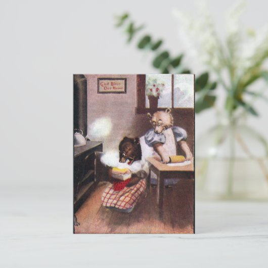 bakken Beren Briefkaart (Staand voorkant)