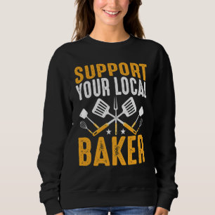 Bakken Brood Bakker Steun uw lokale bakker Trui