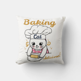 Bakken Cat-DELICIOUS Goed Ontwerp - Schattige Cat  Kussen