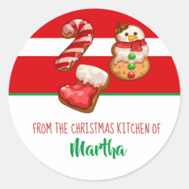 Bakken Christmas Cookie stickers
