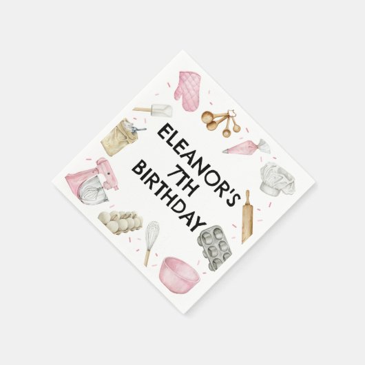 Bakken Cupcake Decoreren Verjaardag servetten (Hoek)