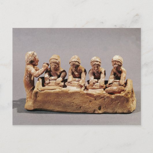 Bakken die deeg knippen in Thebes Briefkaart (Voorkant)