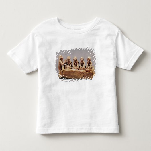 Bakken die deeg knippen in Thebes Kinder Shirts (Voorkant)