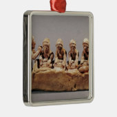 Bakken die deeg knippen in Thebes Metalen Ornament (Rechts)