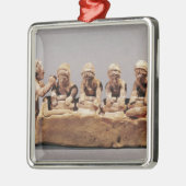 Bakken die deeg knippen in Thebes Metalen Ornament (Links)