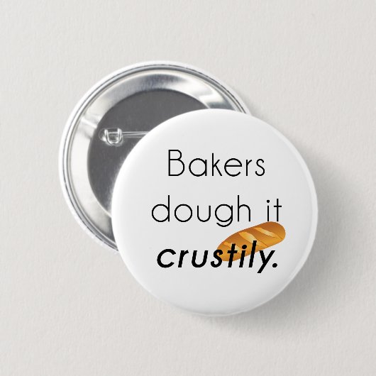 Bakken doen het! ronde button 5,7 cm (Voorkant /achterkant)