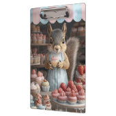 Bakken Eekhoorn met Cupcake Klembord (Links)
