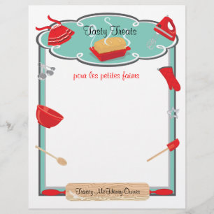 Bakken en bakken in de kookbak, flyer Letterhead B