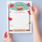 Bakken en bakken in de kookbak, flyer Letterhead B (Hand)