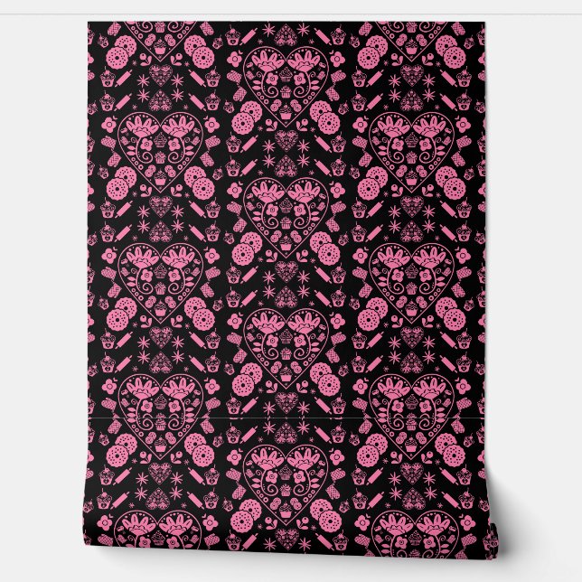 Bakken en keuken home decor behang (Afrollen)
