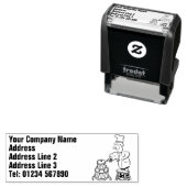 Bakken en taart maken, taartmaker zelfinktende stempel (In situ)