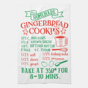Bakken Gingerbread Cookie Recept Keukenhanddoek