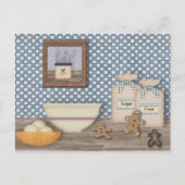 Bakken Gingerbread Mannen Recept Kaart (Voorkant)