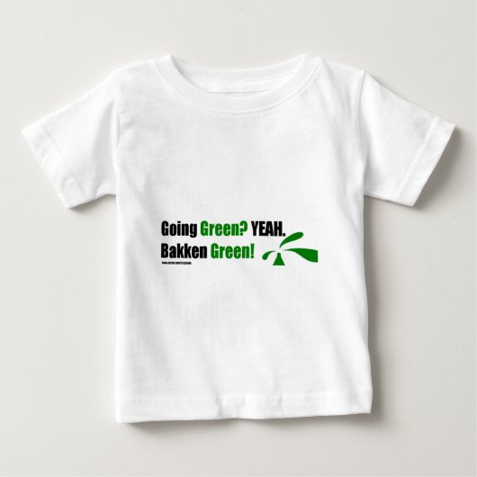 Bakken Green Baby T-shirt (Voorkant)