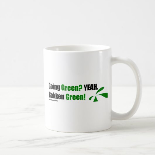 Bakken Green Coffee Mugs Koffiemok (Rechts)