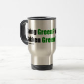 Bakken Green Travel Mug met website Reisbeker (Voorkant links)