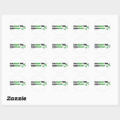 Bakken Groene Ronde Stickers (Vel)