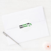 Bakken Groene Ronde Stickers (Envelop)
