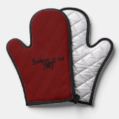 "Bakken is een KUNST" Oven Mitt Ovenwant (Voorkant / Achterkant)