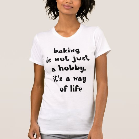 Bakken is een manier van leven - Funny Baker T-shirt (Voorkant)