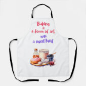 Bakken is een vorm van kunst schort (Voorkant)