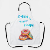 Bakken is een zoete ontsnapping schort (Voorkant)